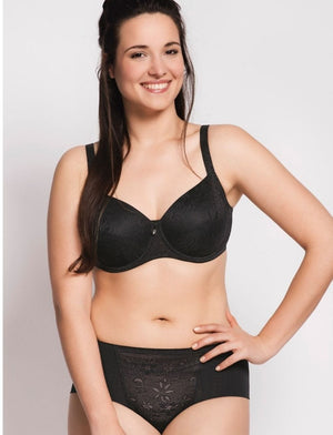 Ulla T-Shirt Bra - Non-moulded Ulla Alice Lace T-Shirt Bra Black