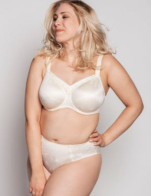 Ulla T-Shirt Bra - Non-moulded Ulla Viola Bra With Panel Champagne