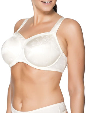 Ulla T-Shirt Bra - Non-moulded Ulla Viola Bra With Panel Champagne