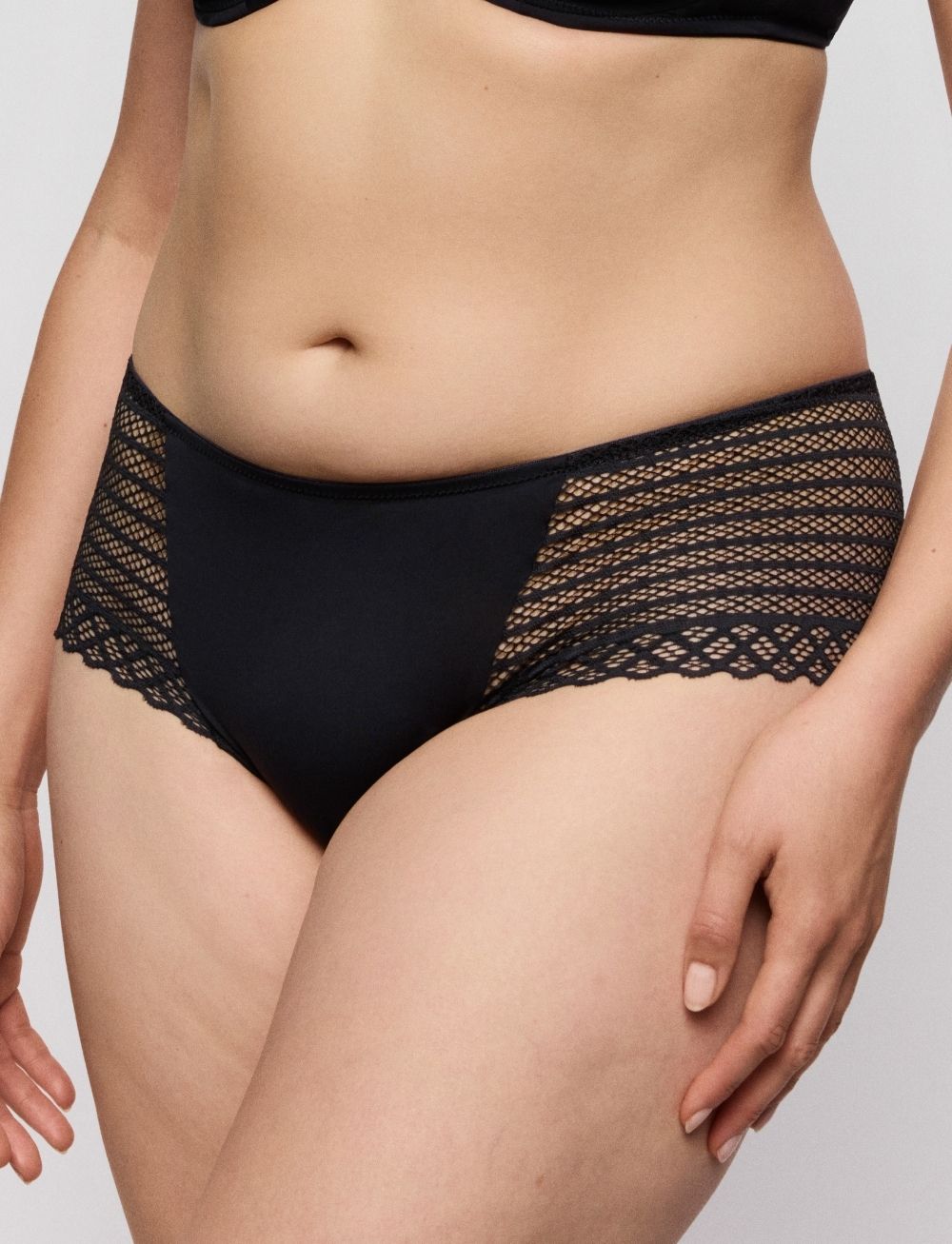 Primadonna Twist Twist Side Hotpants Charcoal
