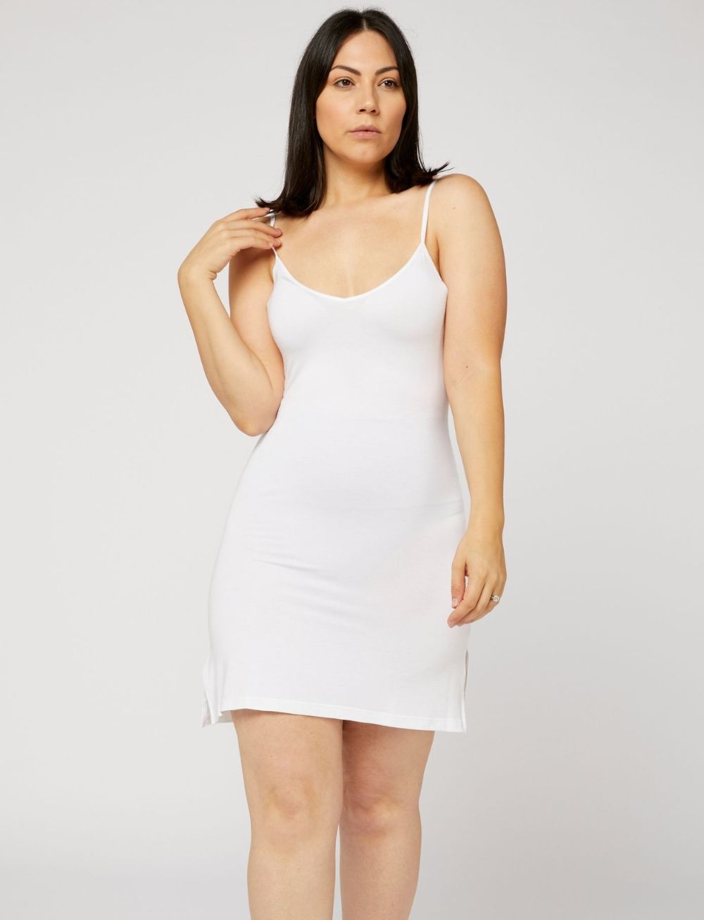 Tani Short Slip White