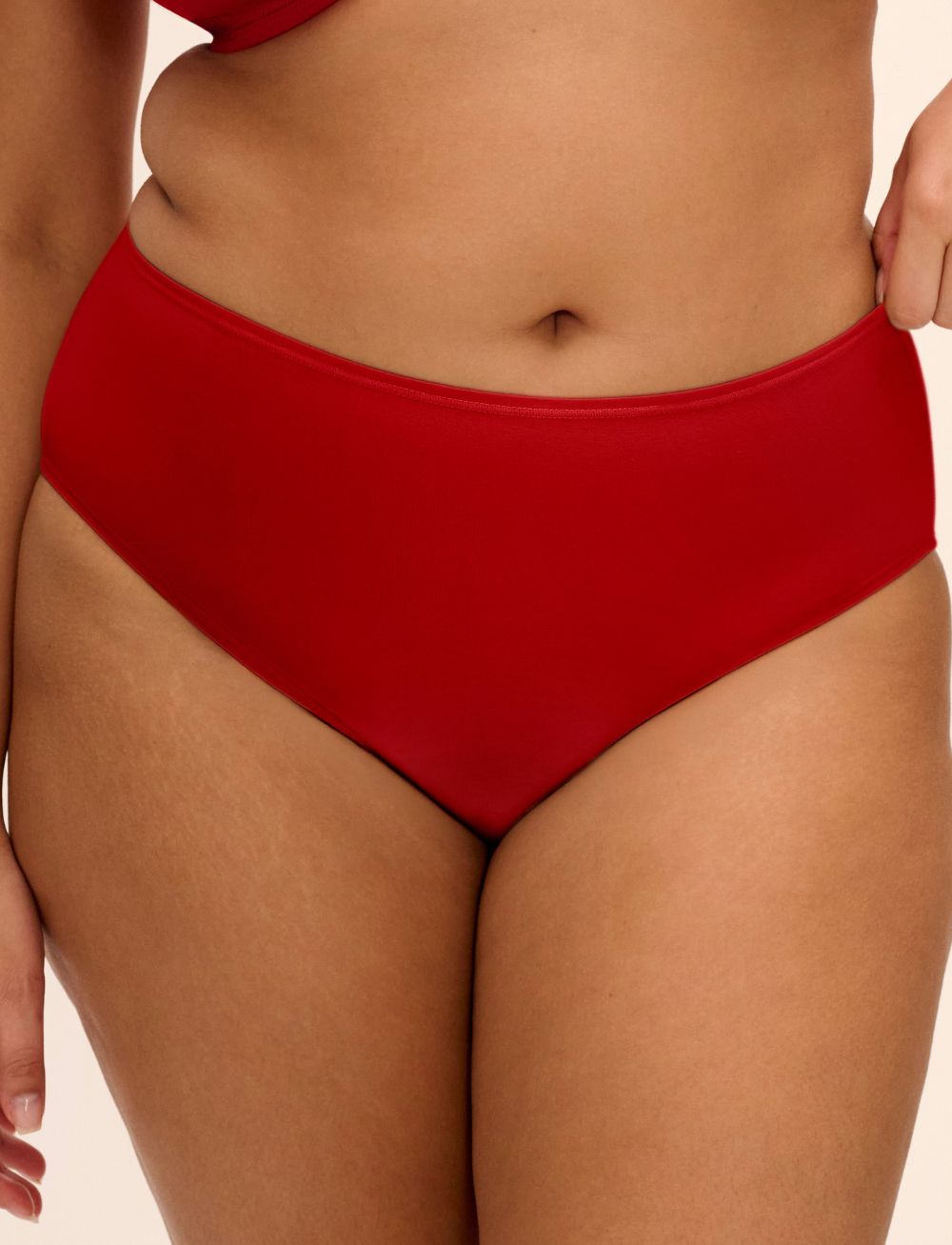 Elomi Smooth Full Brief Haute Red