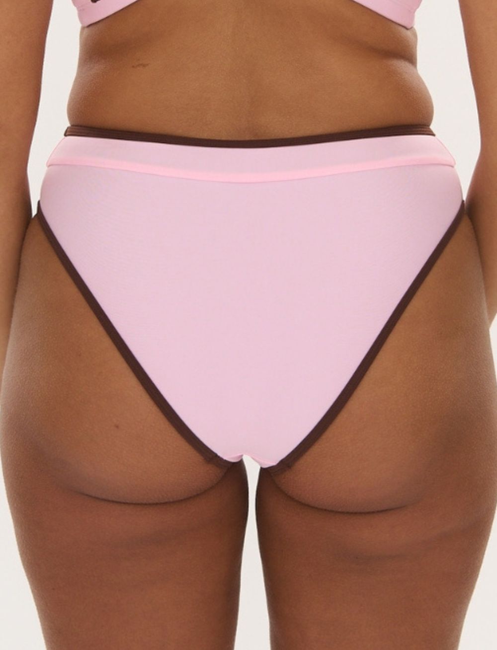 RAQ High Leg Brief Floss Choc Bind
