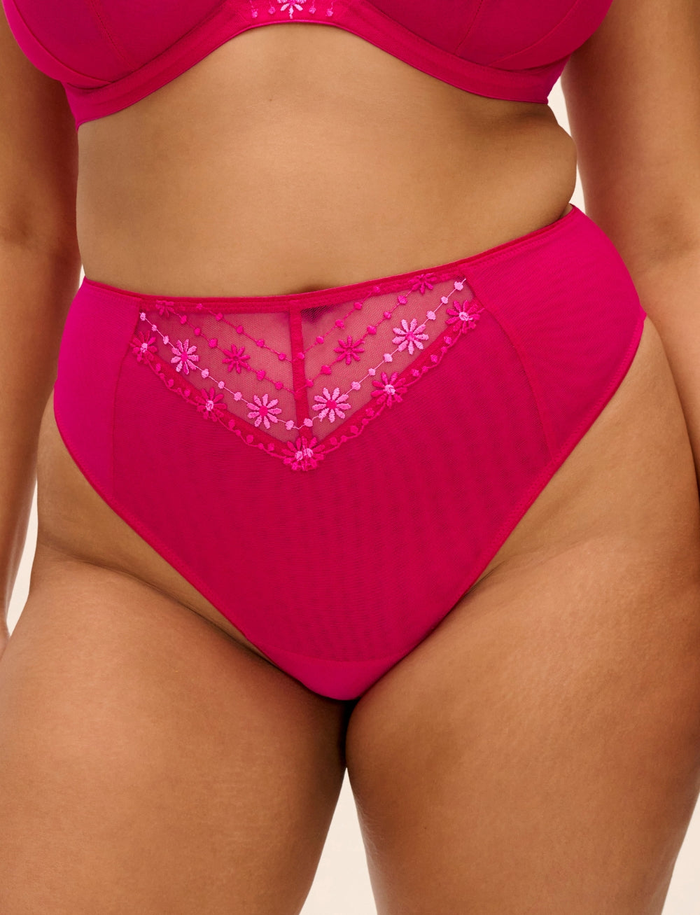 Elomi Matilda Brazilian Brief Hot Pink