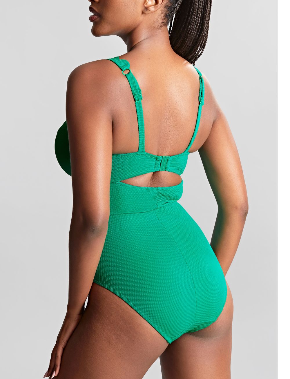 Panache Spirit Rita Plunge Swimsuit Verde