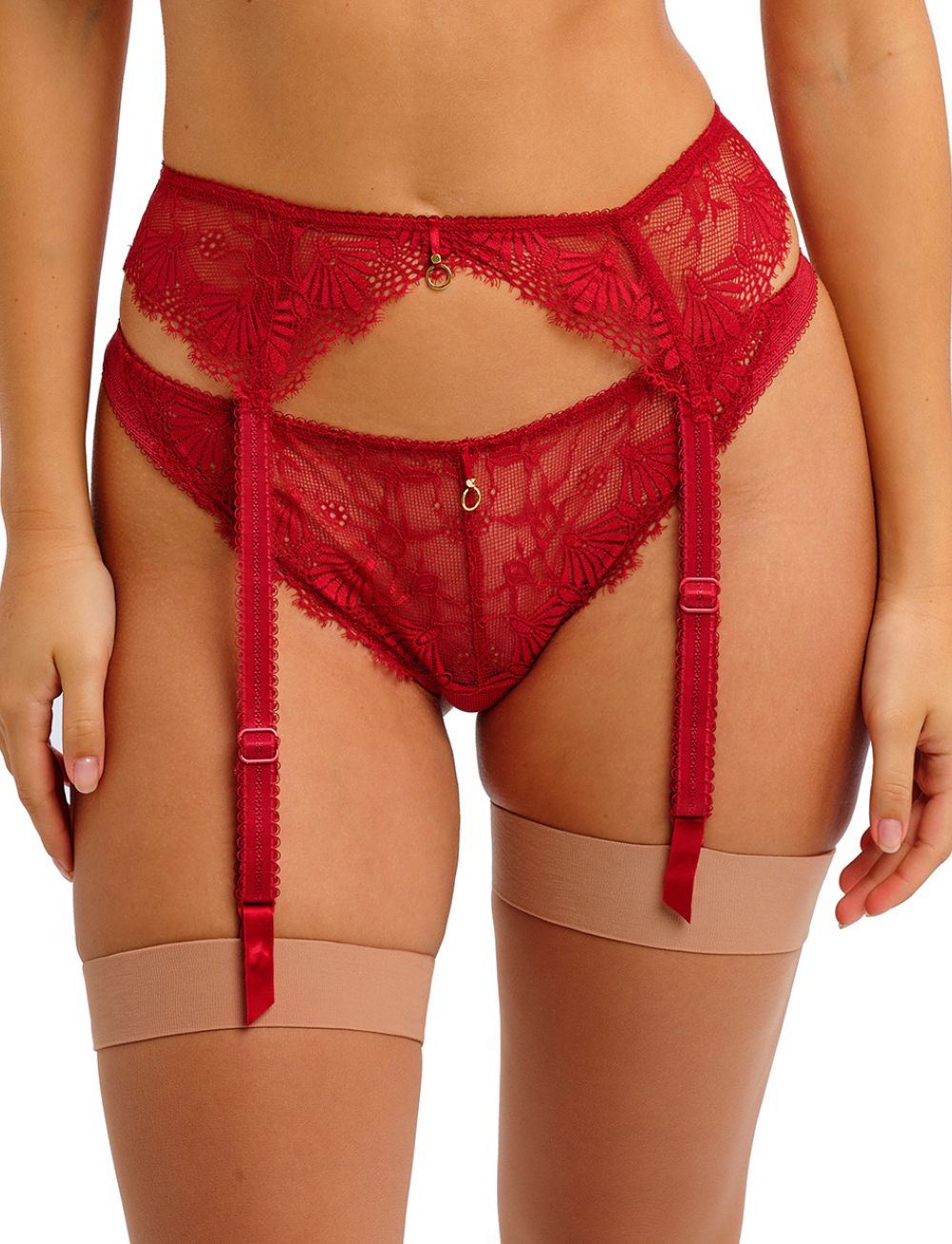 Freya Fascinate Suspender Cherry