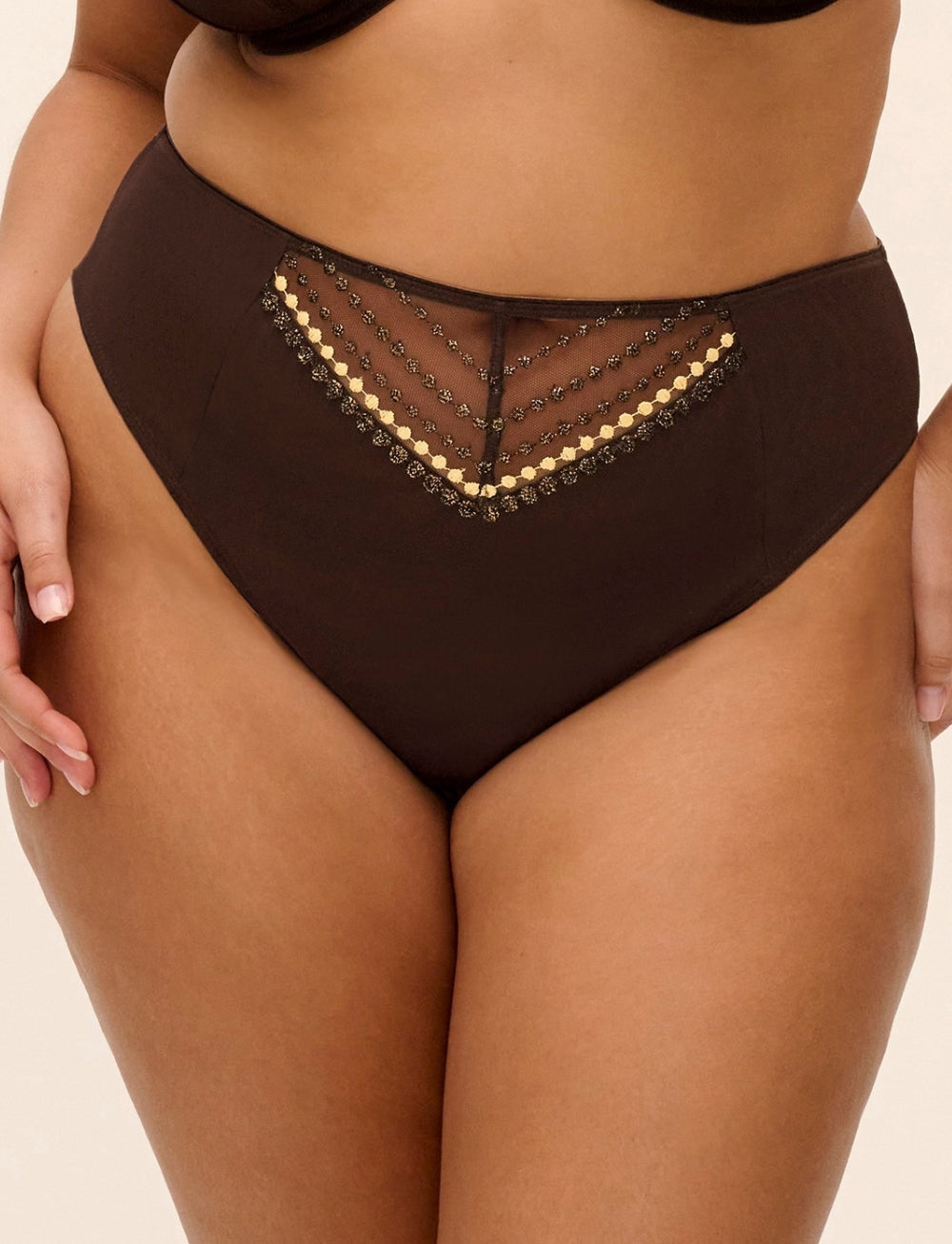 Elomi Matilda Brazilain Brief Gold Rush