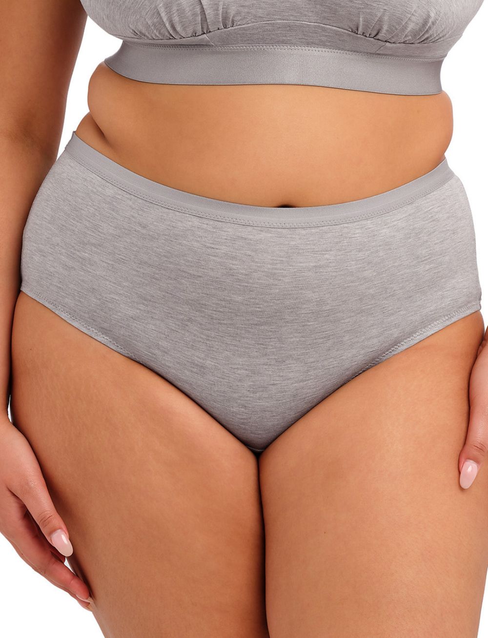 Elomi Downtime Short Grey Marl