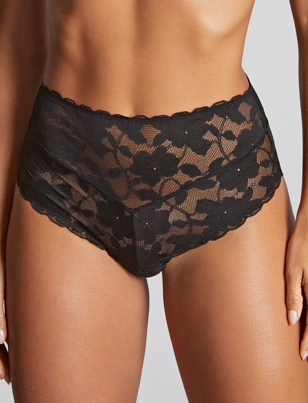 Panache Amour Deep Brief Black