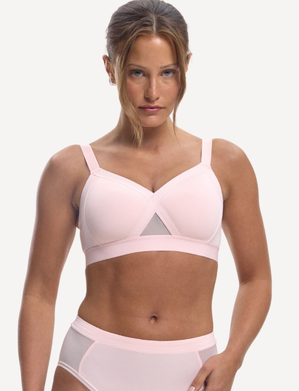 Nala Padded Support Wirefree Bralette Strawberries & Cream