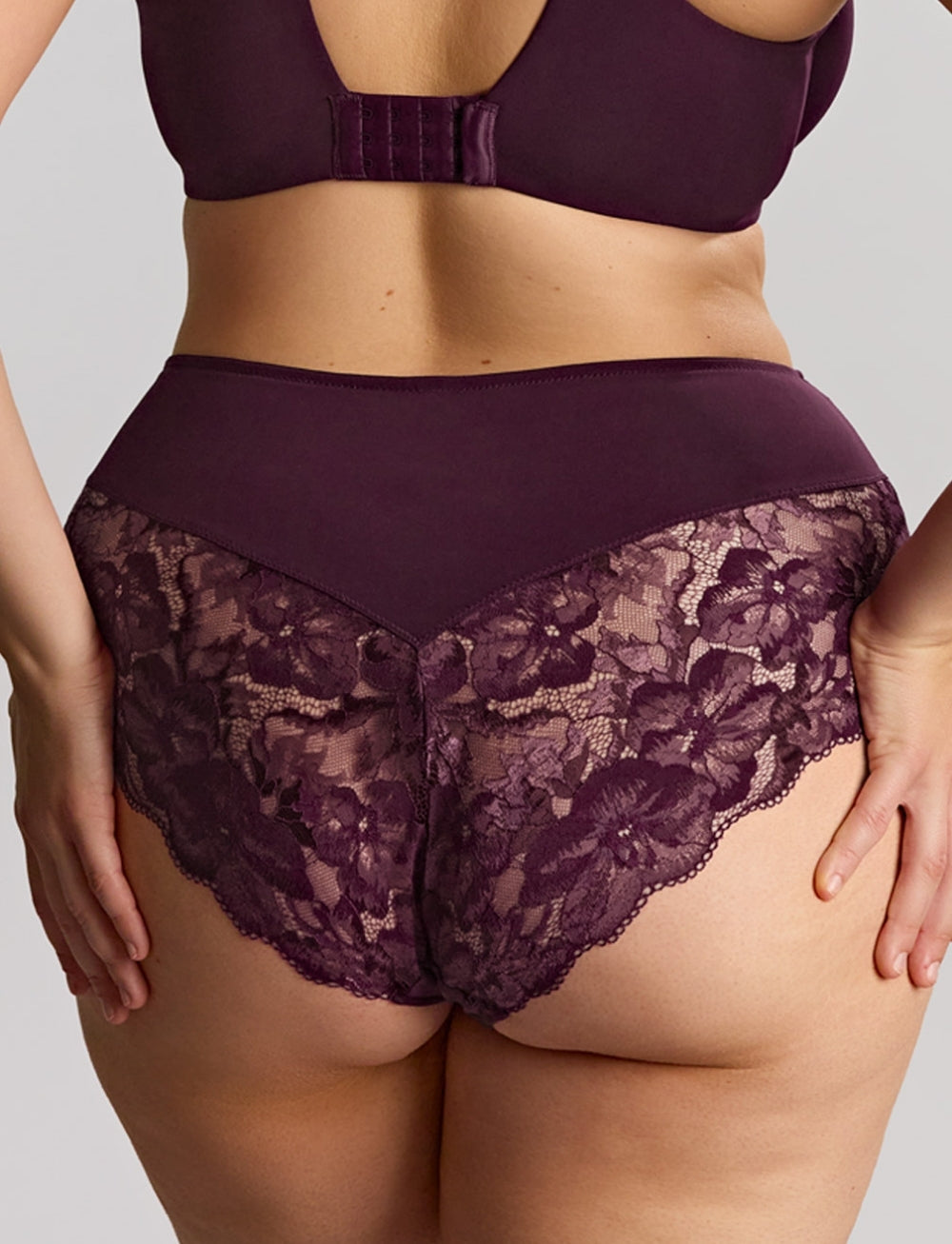 Sculptresse Amara Deep Brief Plum