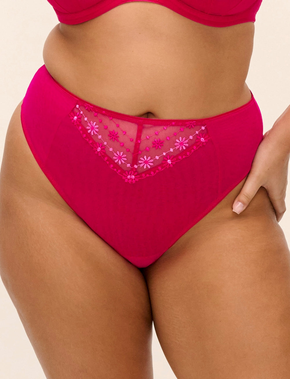 Elomi Matilda Brazilian Brief Hot Pink