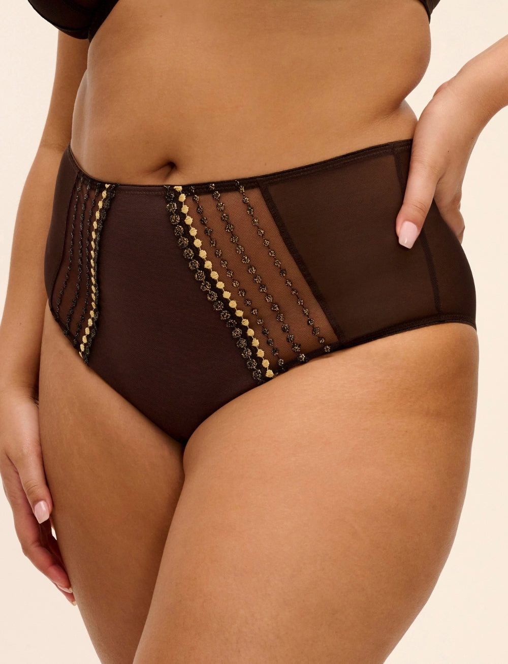 Elomi Matilda Full Brief Gold Rush