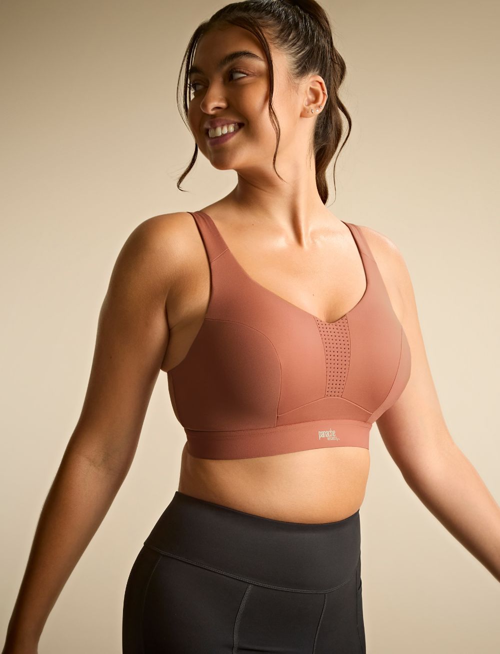 Panache Endurance Non Padded Sports Bra Sienna Rose