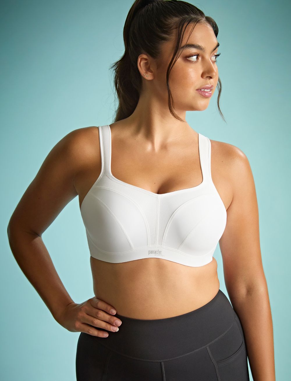 Panache Power Wired Sports Bra White