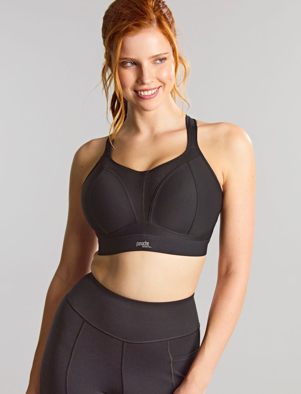 Panache Boundless Non Wired Sports Bra Black