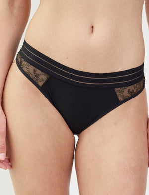 Maison Lejaby Nufit Stardust Tanga Brief Black
