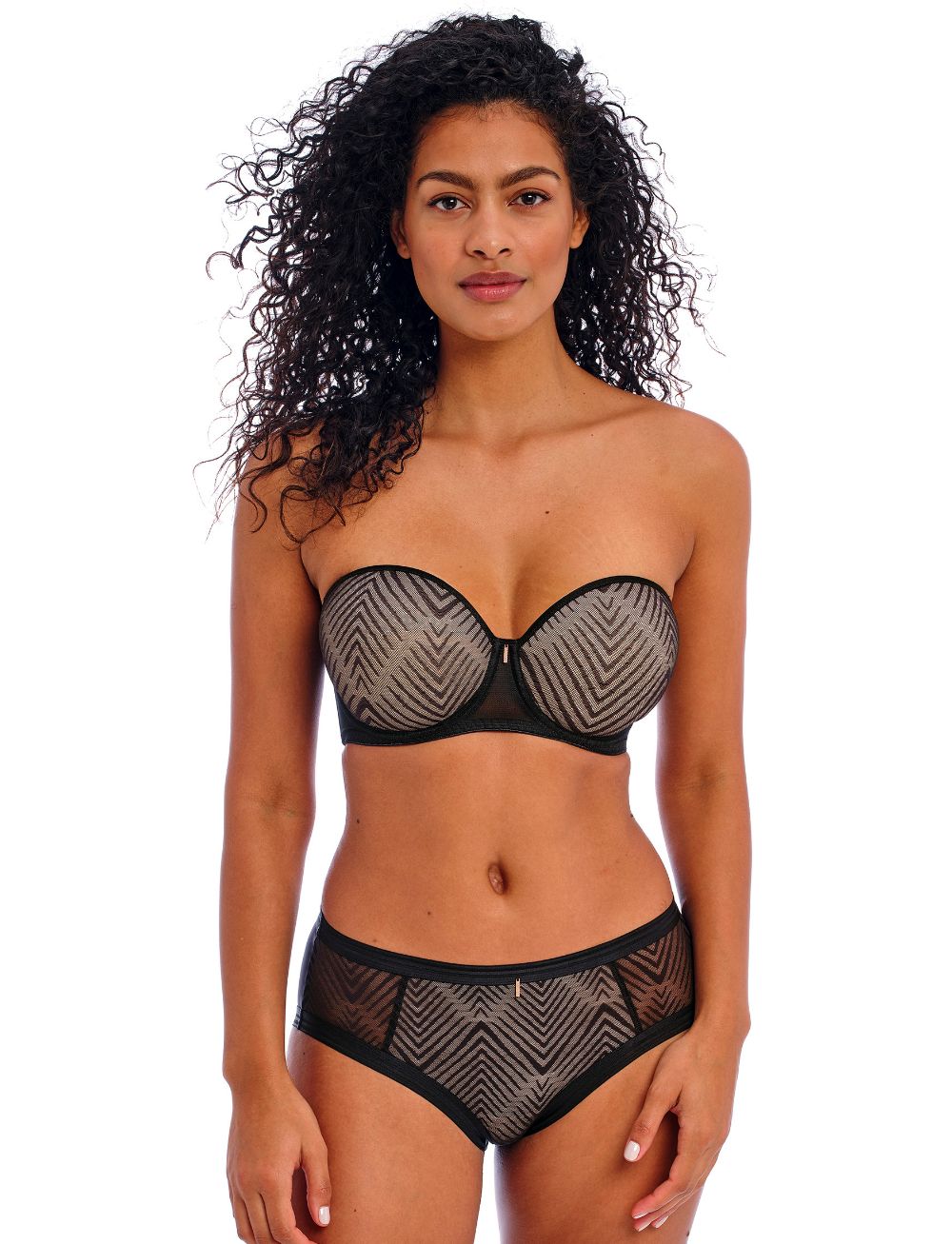 Freya Tailored UW Moulded Strapless Bra Black
