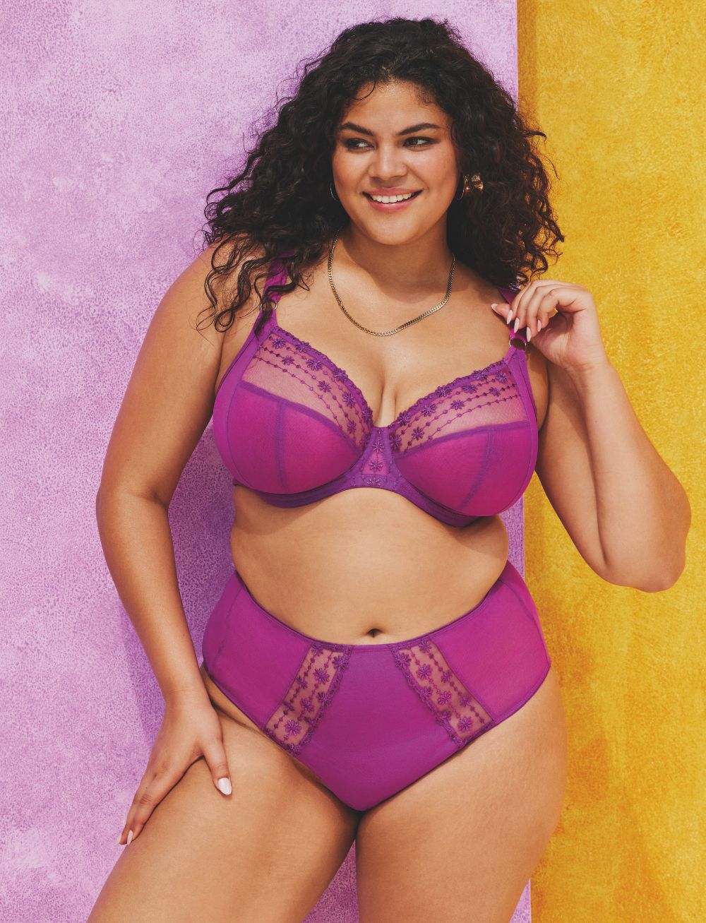 Elomi Matilda UW Plunge Bra Hollyhock
