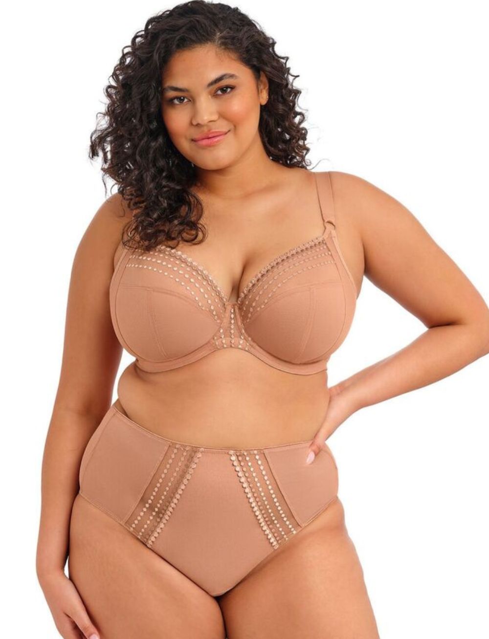 Elomi Matilda UW Plunge Bra Cafe au Lait