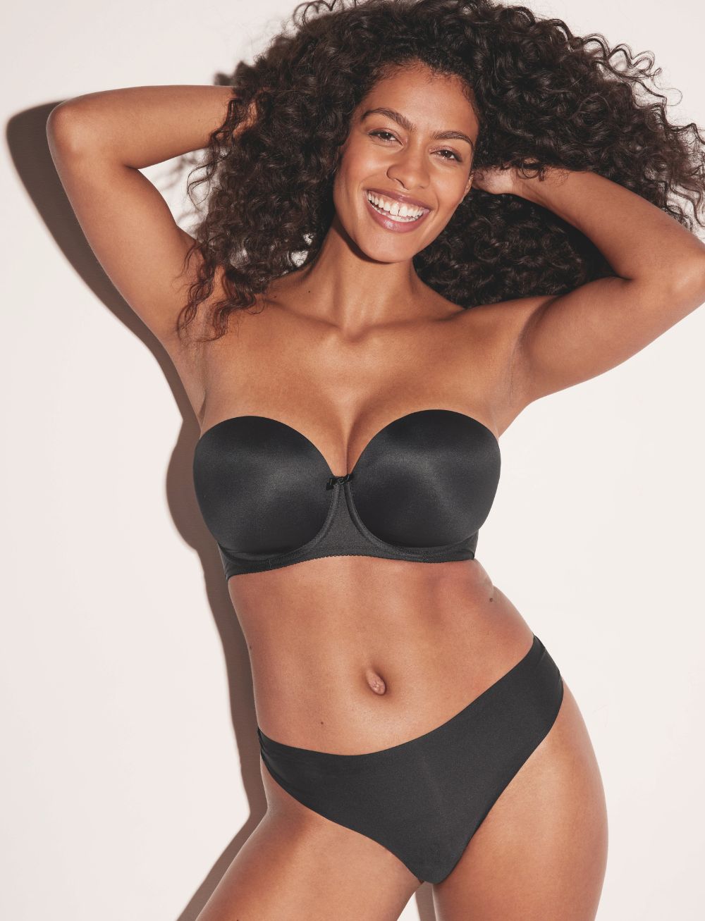Freya Deco Strapless Bra Black