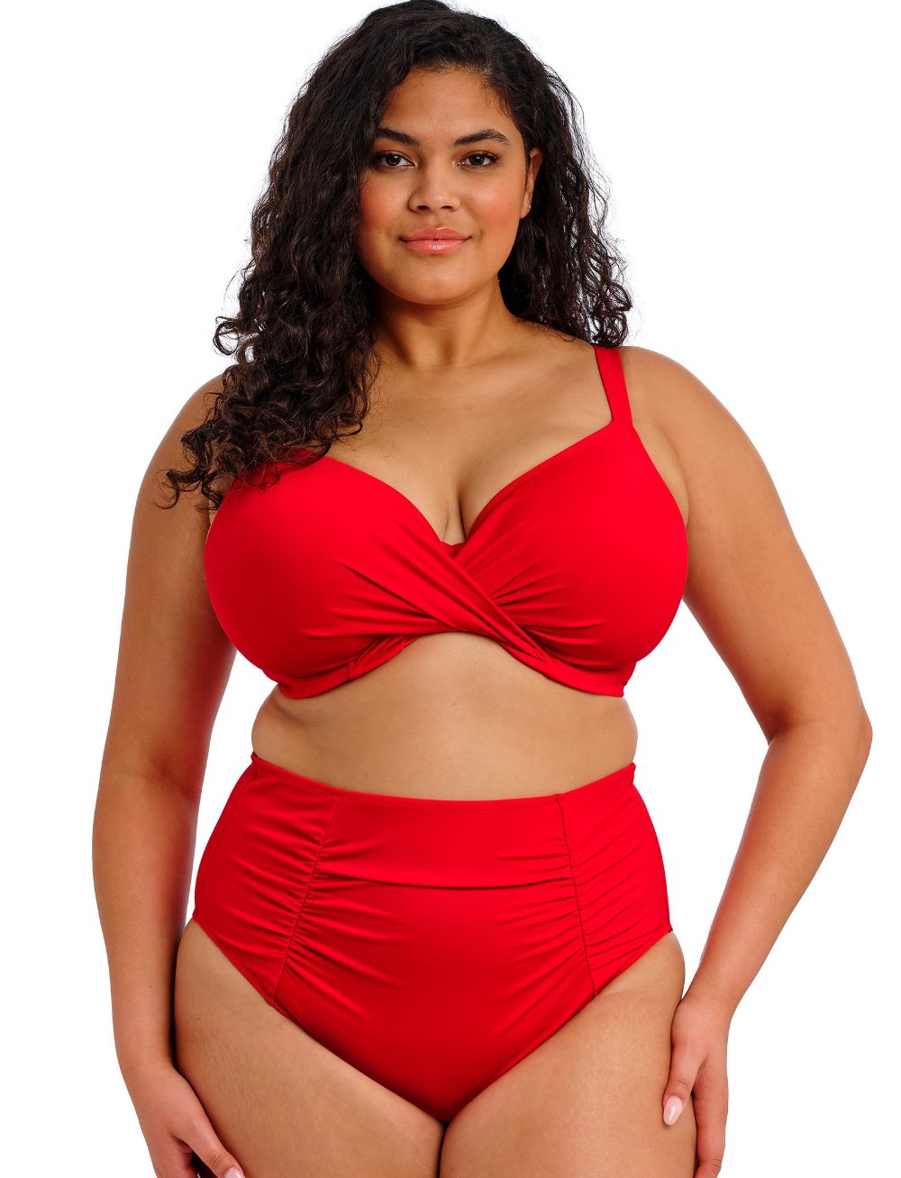 Elomi Plain Sailing UW Plunge Bikini Top Lava