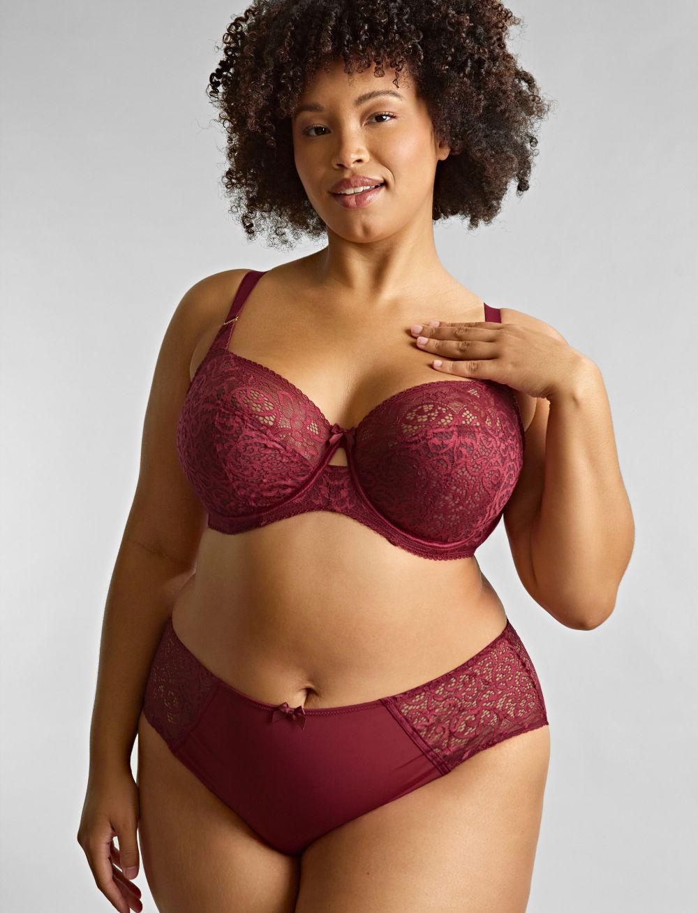 Sculptresse Estel Full Cup Bra Cherry Red
