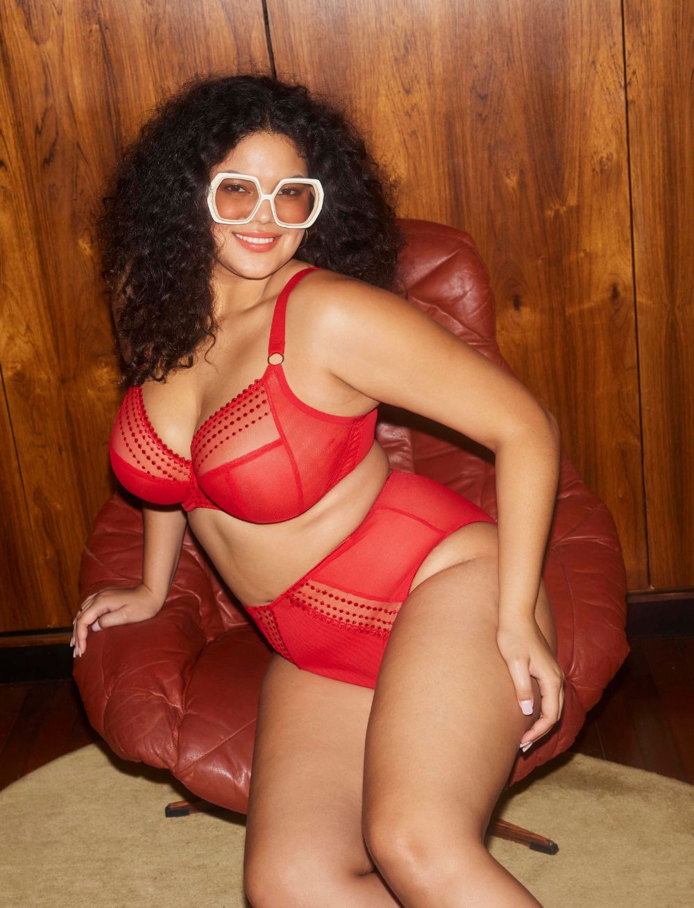 Elomi Matilda UW Plunge Bra Haute Red