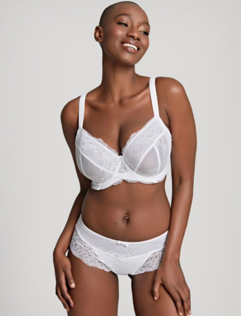 Panache Ana Plunge Bra White