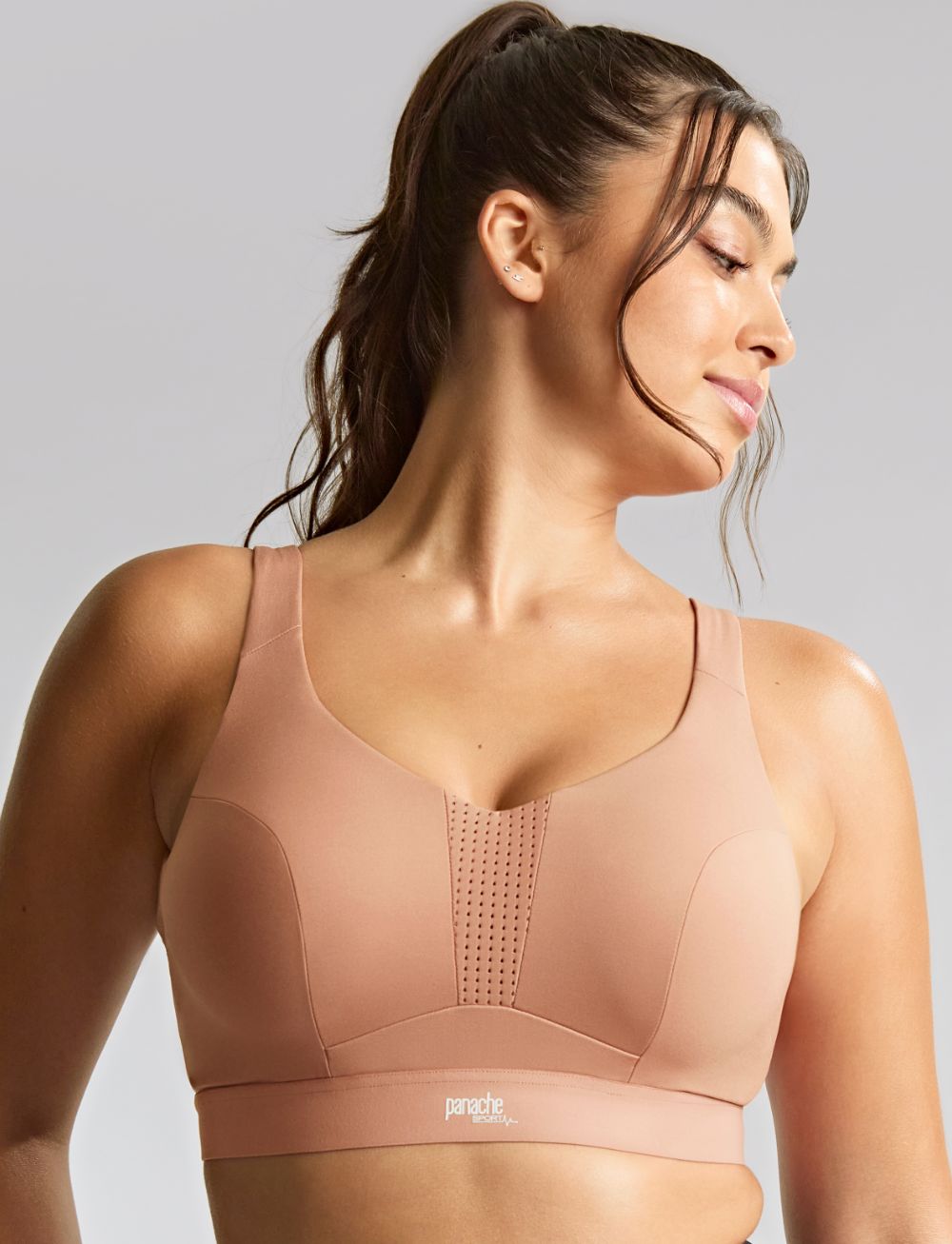 Panache Endurance Non Padded Wired Sports Bra Dusty Rose