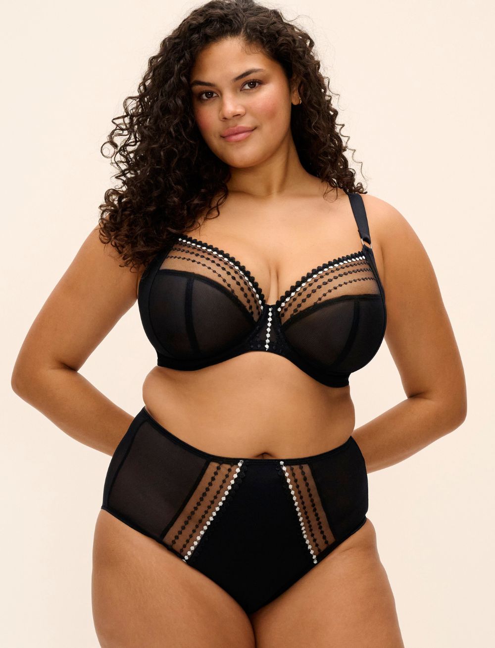 Elomi Matilda UW Plunge Bra Black