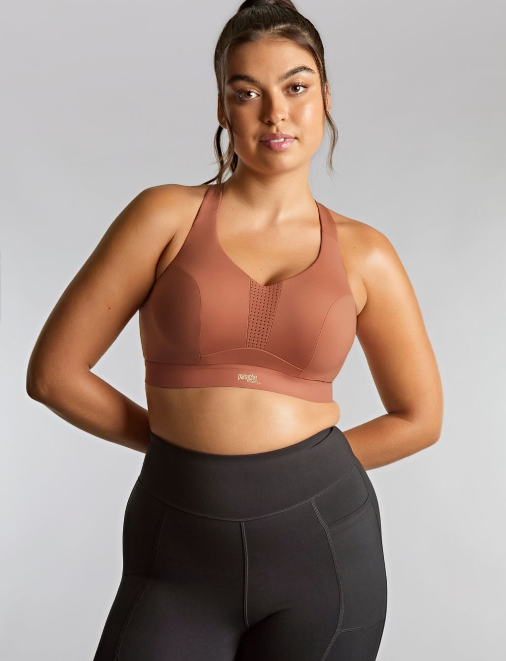 Panache Endurance Non Padded Sports Bra Sienna Rose