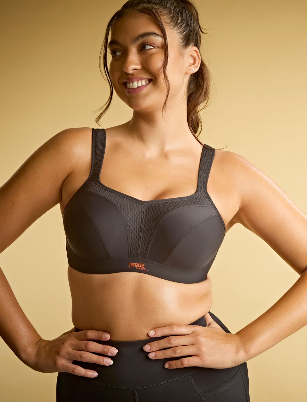 Panache Power Wired Sports Bra Black