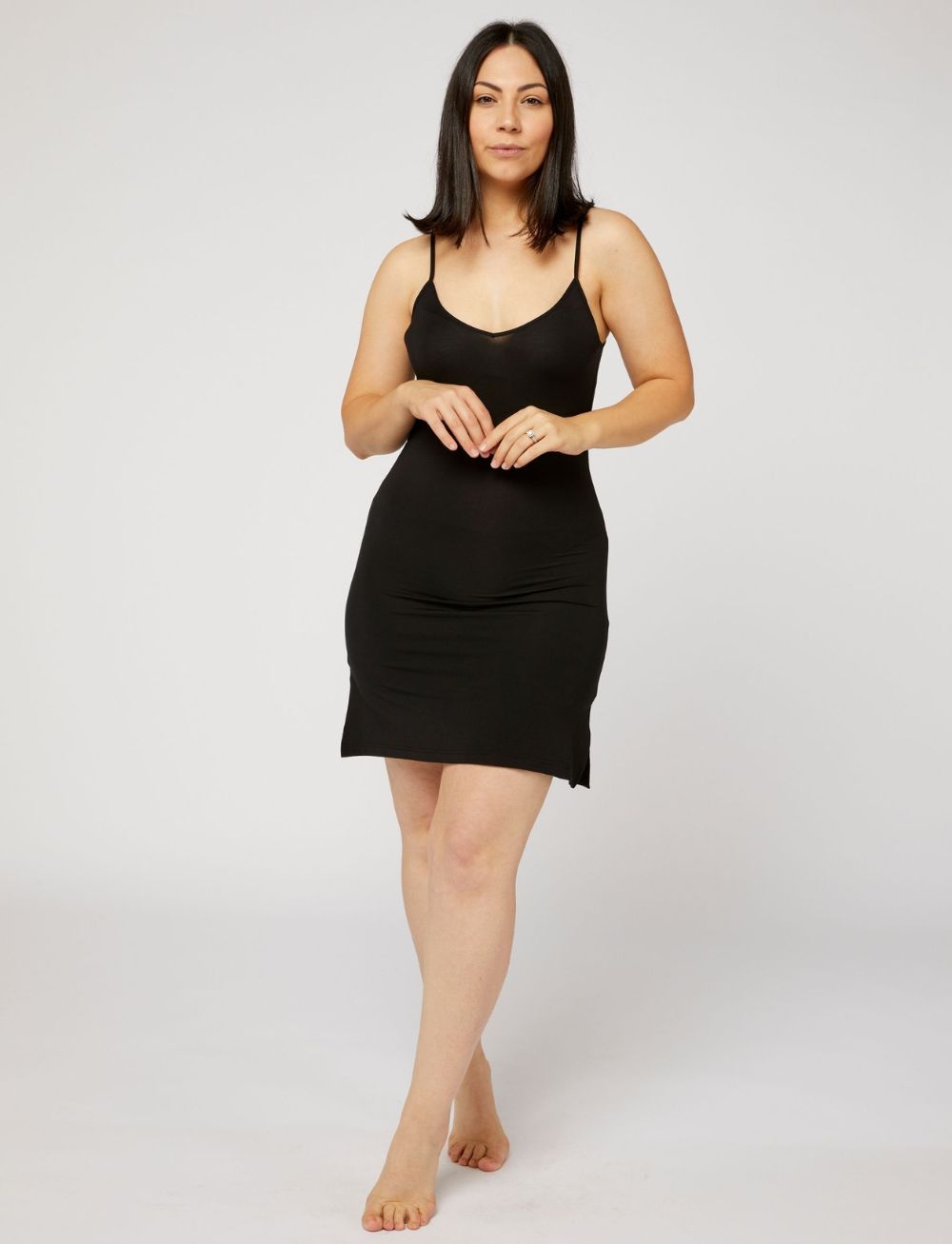 Tani Short Slip Black
