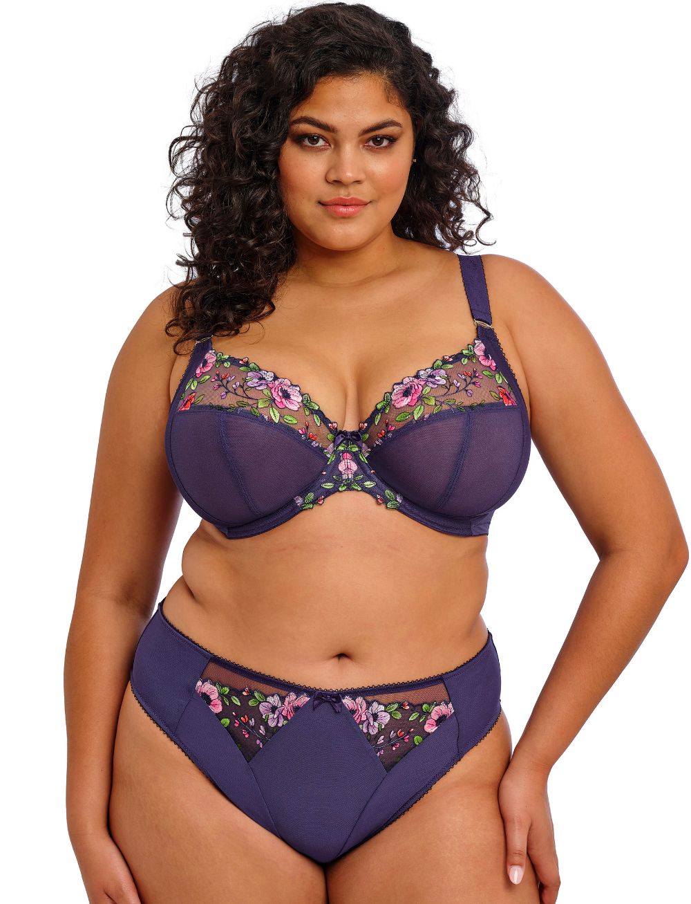 Elomi Himari UW Plunge Bra Midnight