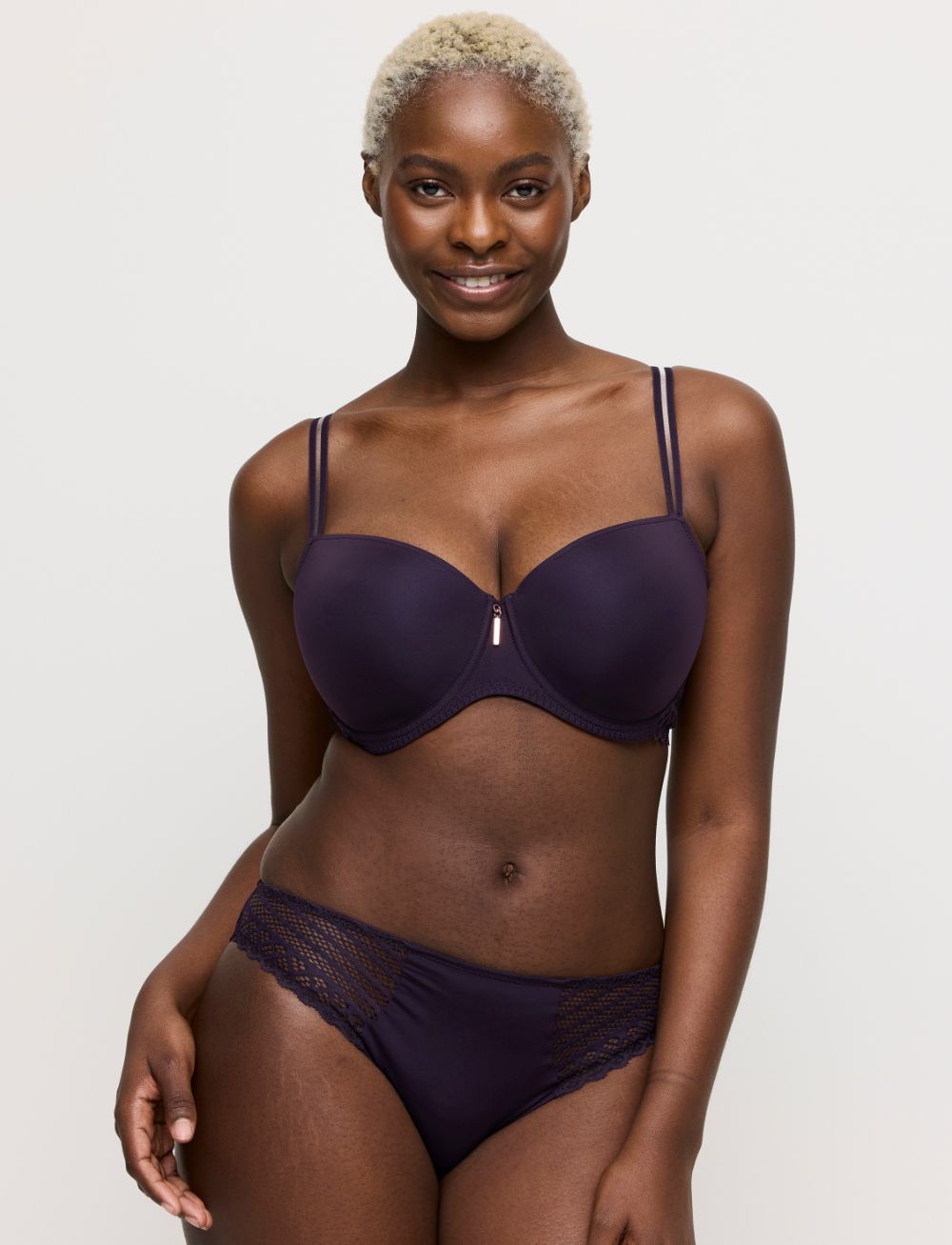 Primadonna Twist East End Padded Balcony Bra Amethyst