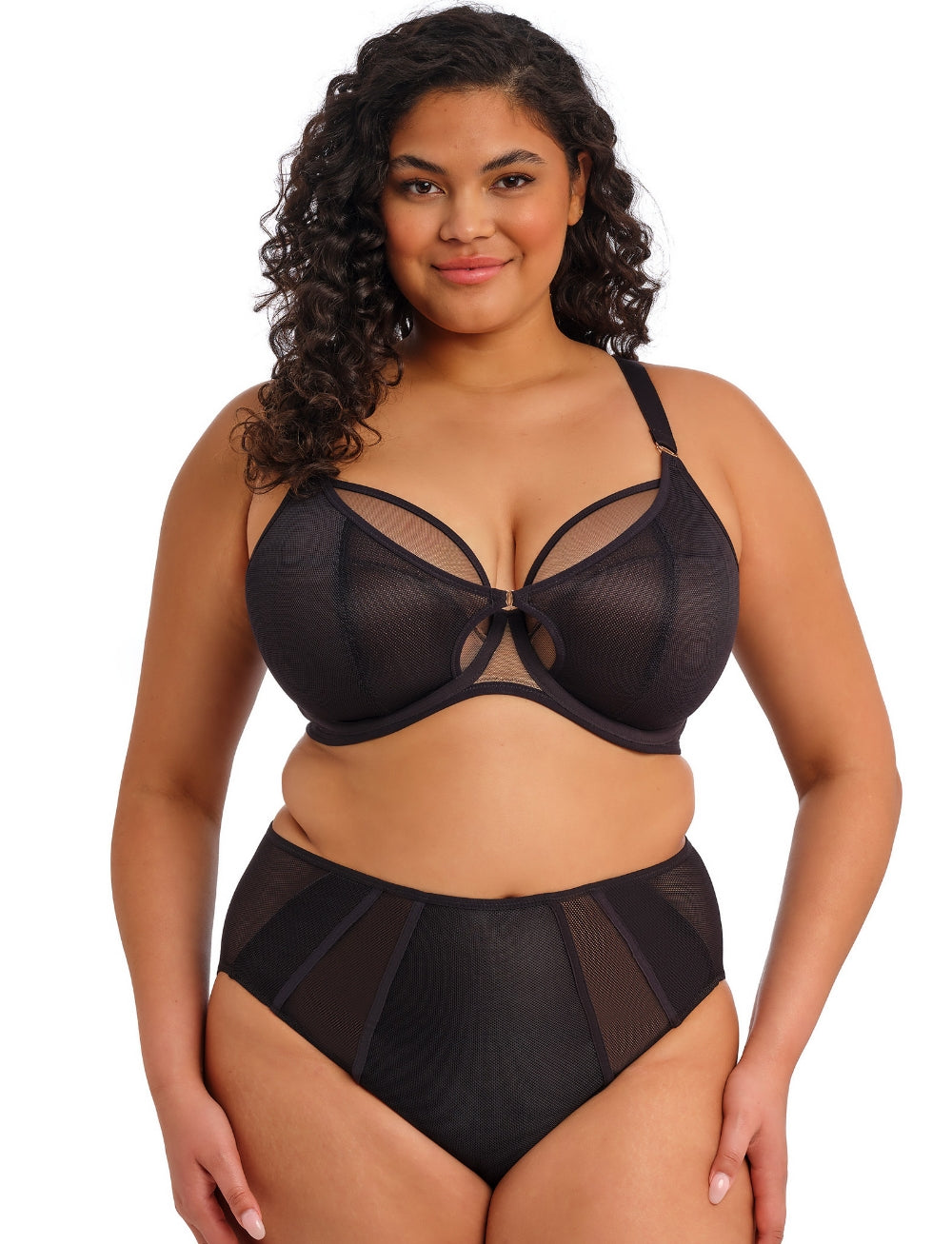Elomi Kintai UW Plunge Bra Black