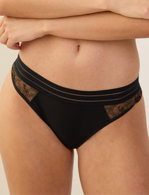Maison Lejaby Nufit Stardust Tanga Brief Black