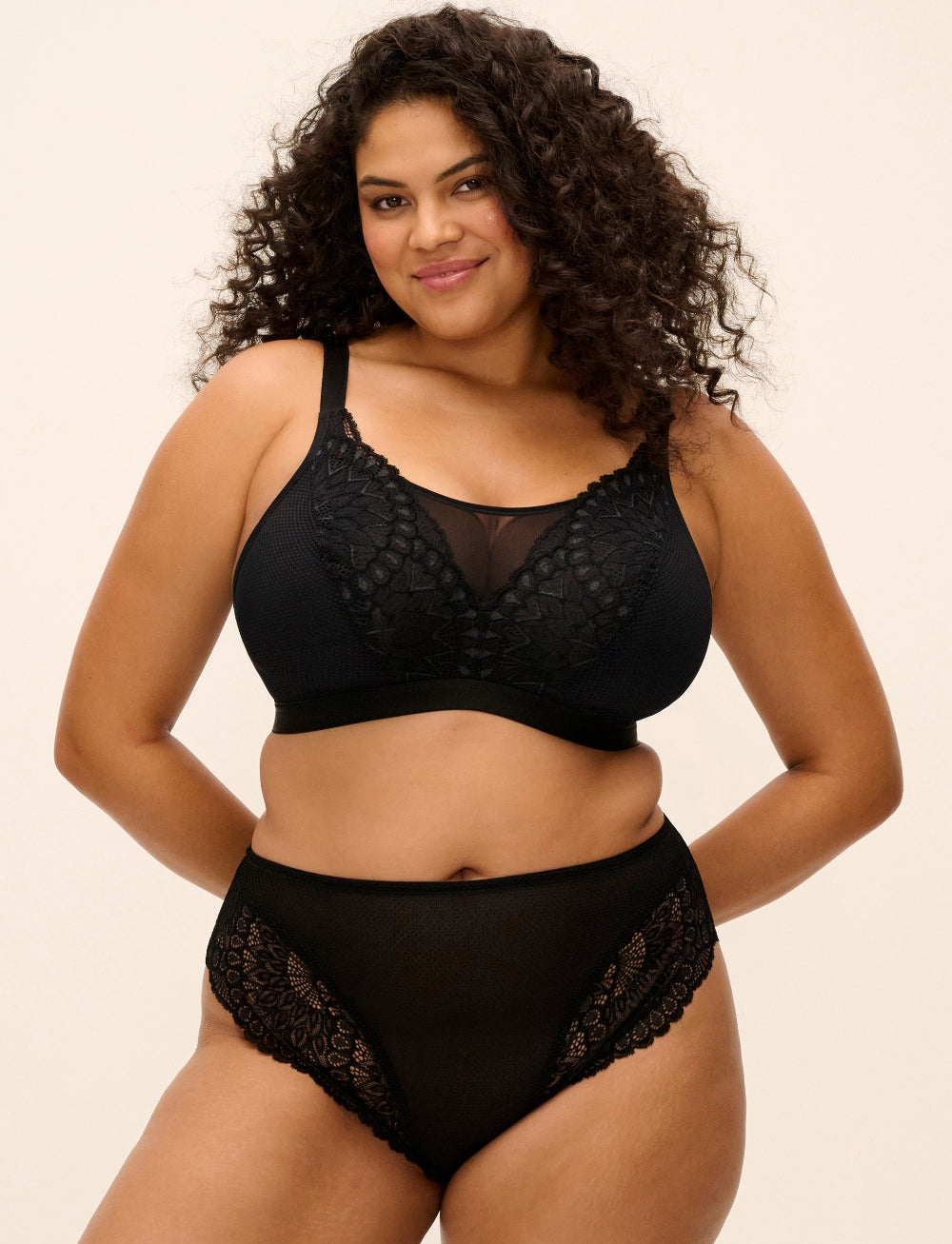 Elomi Tiernie Non Wired Bralette Black