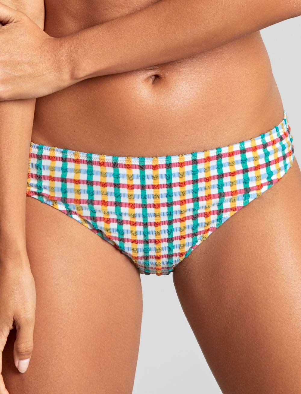 Panache Seersucker Brazilian Brief Multi
