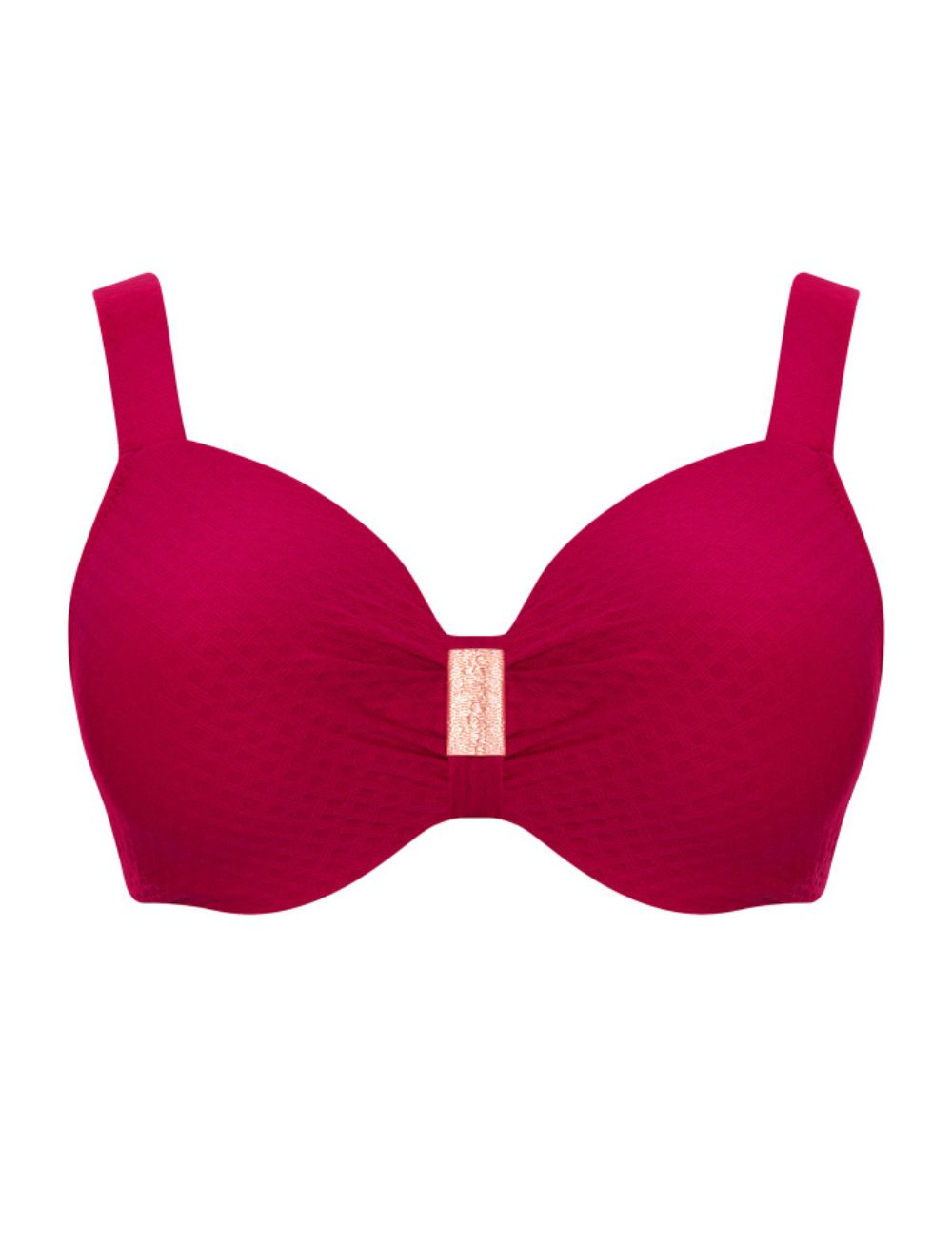 Ulla St Tropez Padded Underwired Bikini Top Blackberry