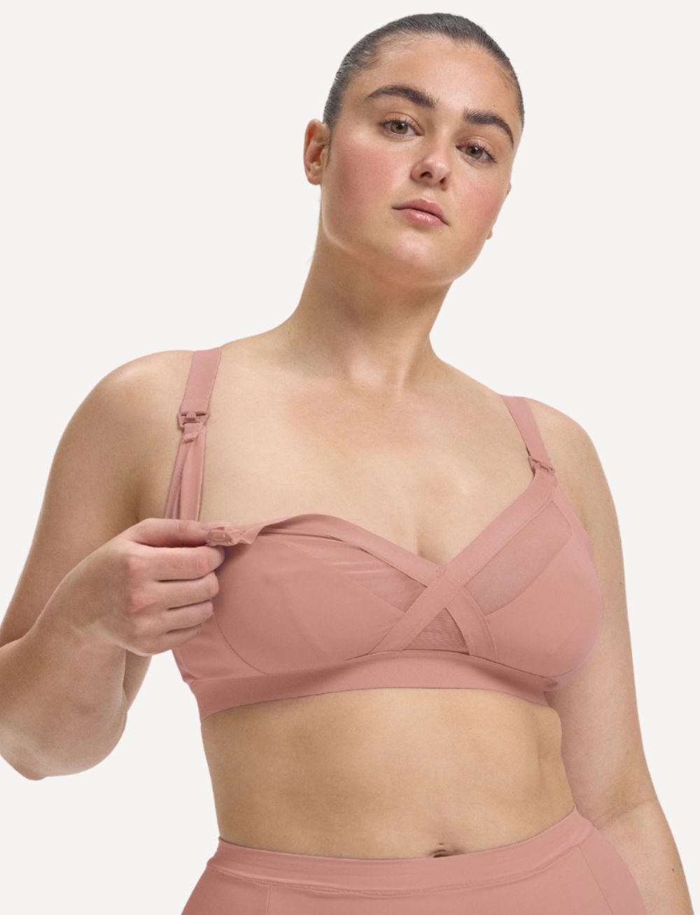 Nala Maternity Support Wirefree Bralette Desert Dust