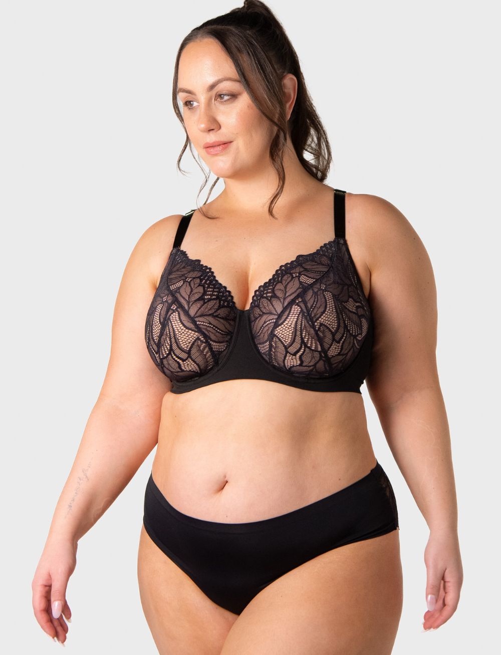 Hotmilk Evolve Refined Full Cup Bra Black