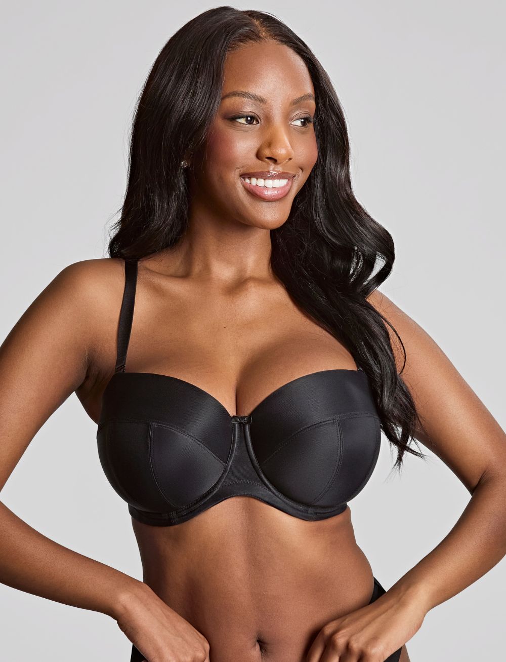 Panache Alice Strapless Bra Black