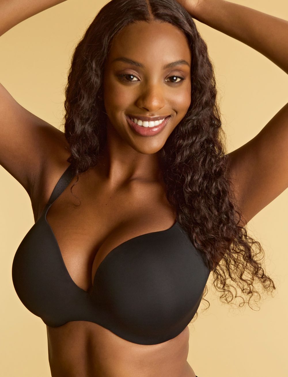 Panache 365 Moulded Plunge Bra Black
