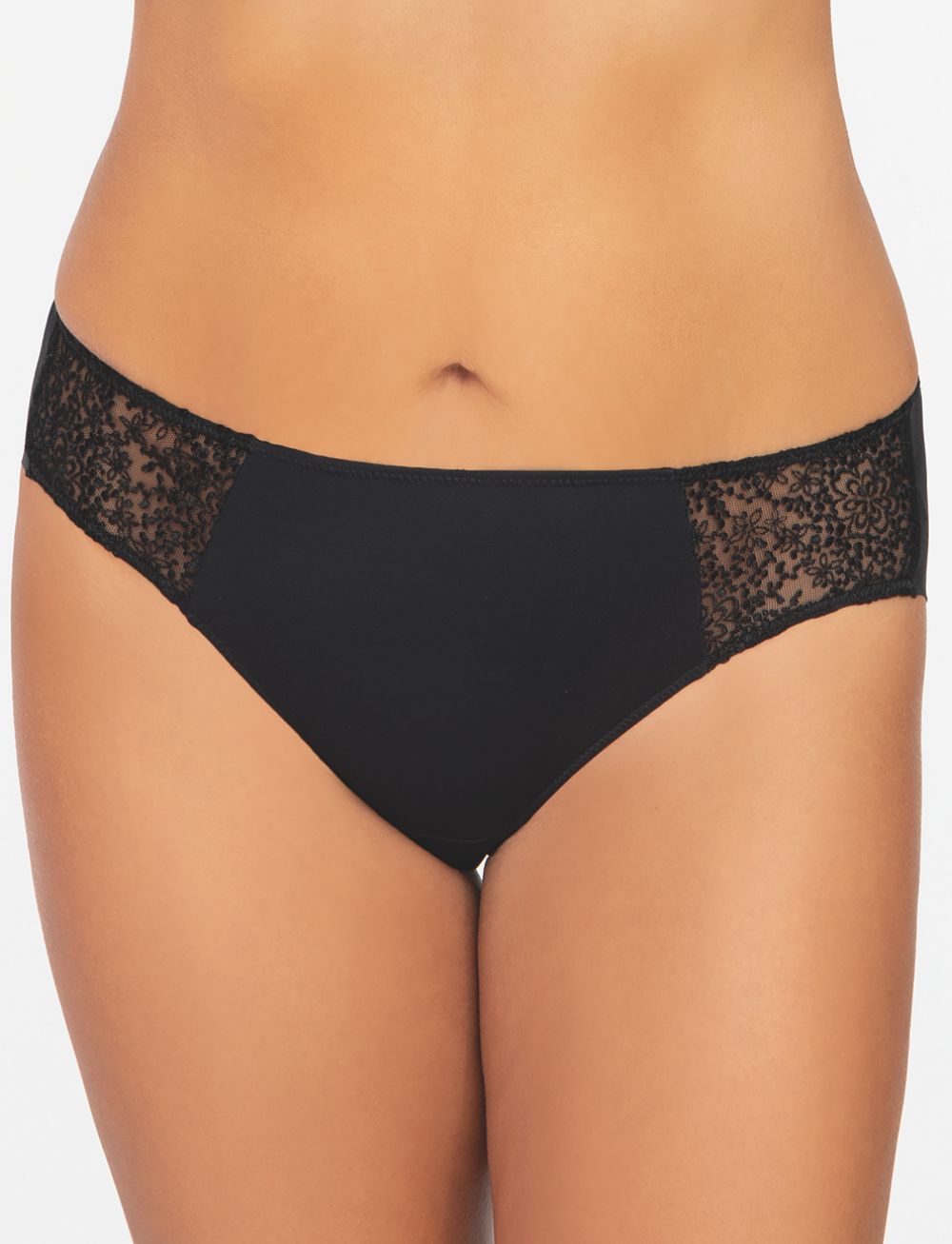 Corin Gisele Laser Cut Brief Black