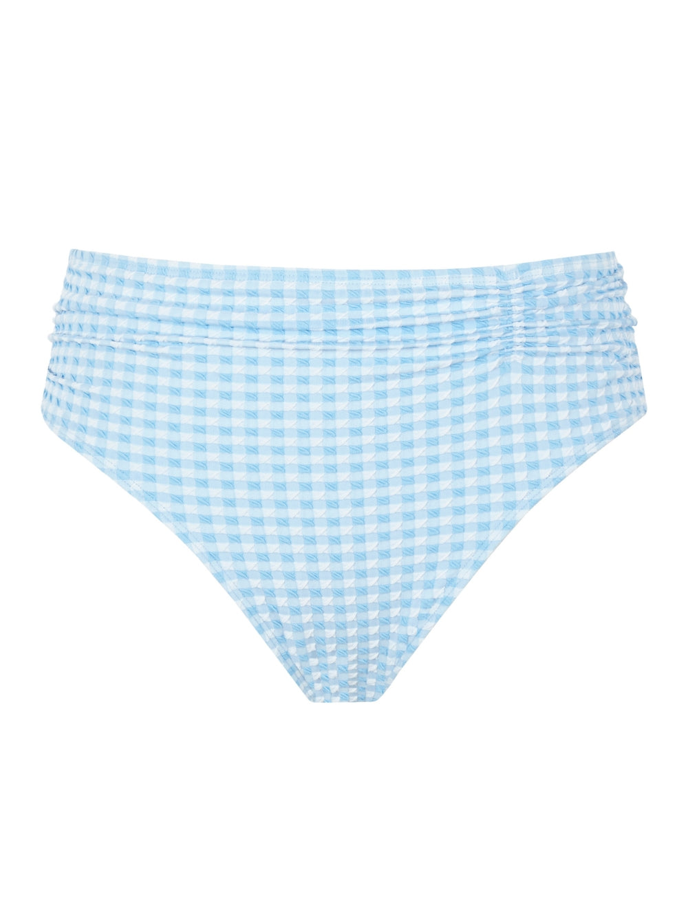 Panache Gingham Midi Brief Sky Blue