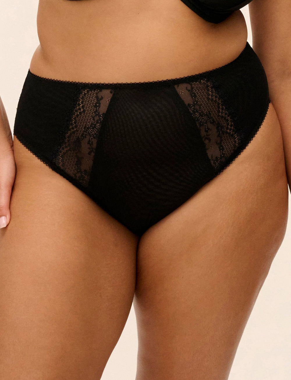 Elomi Lucie High Leg Brief Jet