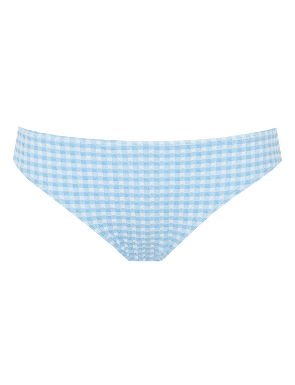 Panache Gingham Classic Brief Sky Blue