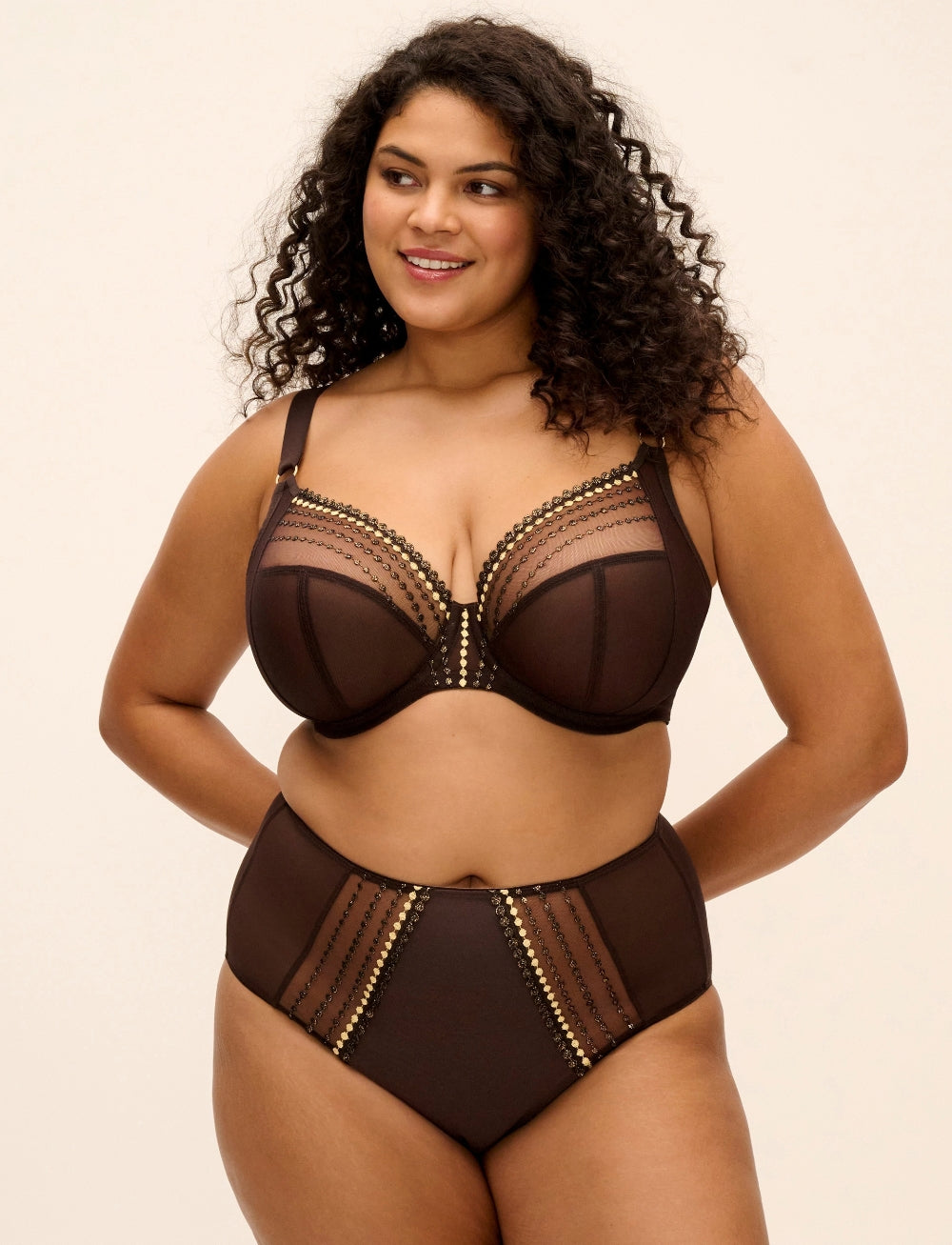 Elomi Matilda UW Plunge Bra Gold Rush